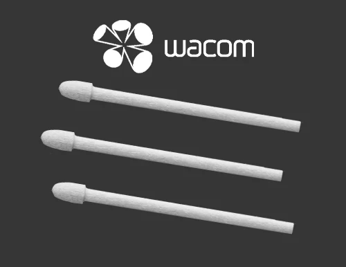 Wacom Pen Nibs Felt for Wacom Pro Pen 2 (10 pack), Academic
